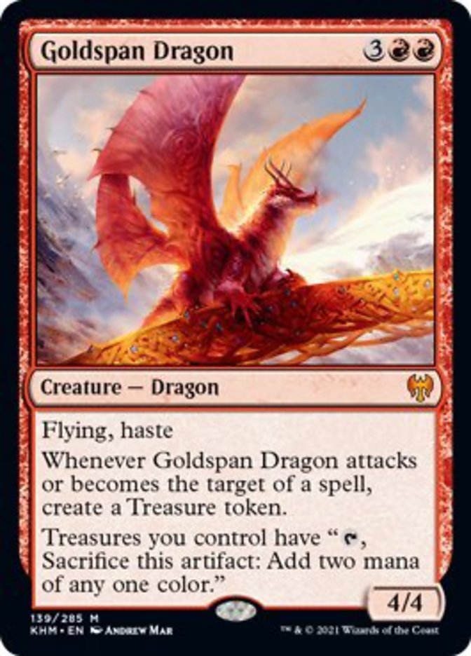 Goldspan Dragon [Kaldheim] | North Valley Games