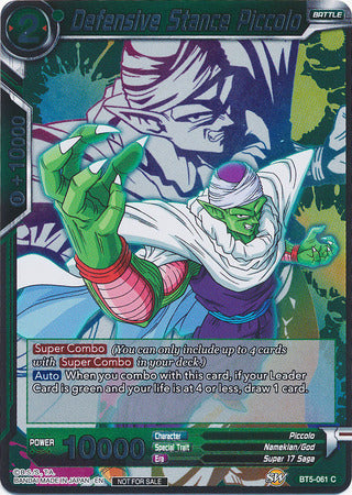 Defensive Stance Piccolo (Event Pack 4) (BT5-061) [Promotion Cards] | North Valley Games