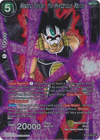 Masked Saiyan, the Mysterious Warrior (Foil) (EX02-02) [Dark Demon's Villains] | North Valley Games