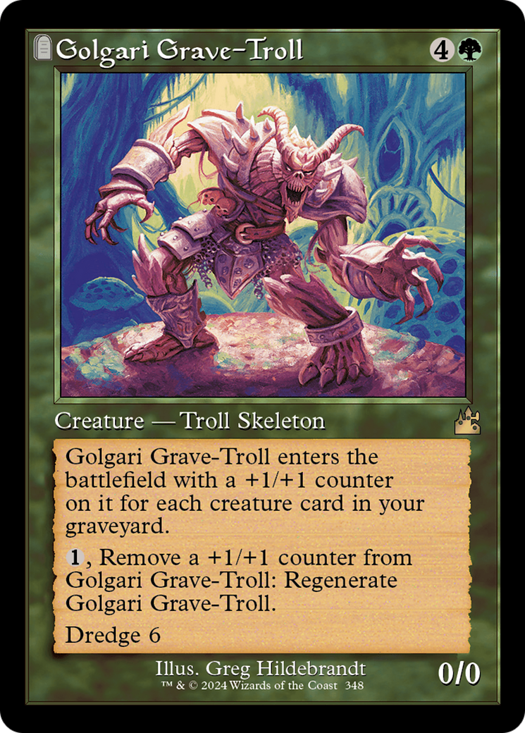 Golgari Grave-Troll (Retro Frame) [Ravnica Remastered] | North Valley Games