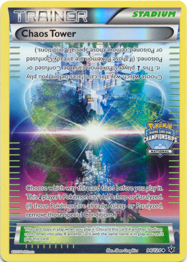 Chaos Tower (94/124) (National Championship Promo) [XY: Fates Collide] | North Valley Games