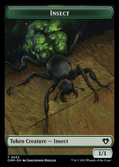 Eldrazi Spawn // Insect Double-Sided Token [Commander Masters Tokens] | North Valley Games