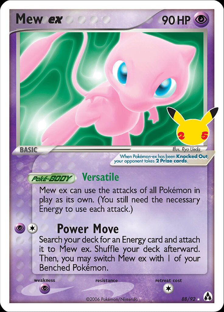 Mew ex (88/92) [Celebrations: 25th Anniversary - Classic Collection] | North Valley Games