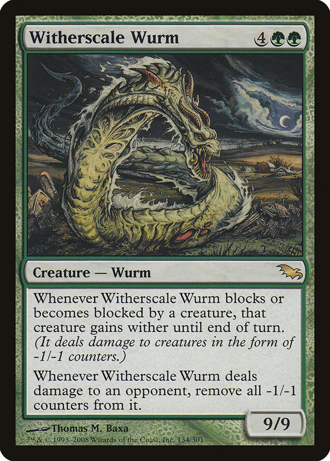 Witherscale Wurm [Shadowmoor] | North Valley Games