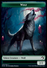 Wolf // Bat Double-Sided Token [Innistrad: Midnight Hunt Tokens] | North Valley Games