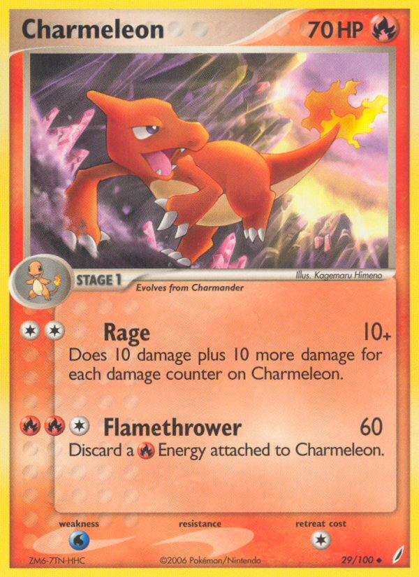 Charmeleon (29/100) [EX: Crystal Guardians] | North Valley Games