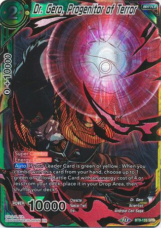 Dr. Gero, Progenitor of Terror (SPR) (BT9-115) [Universal Onslaught] | North Valley Games