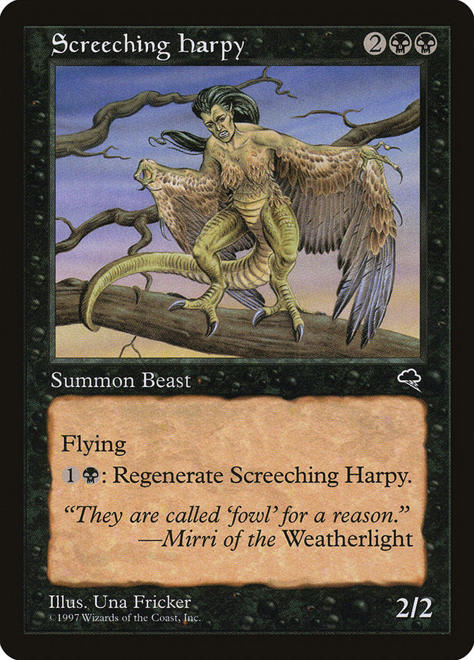 Screeching Harpy [Tempest] | North Valley Games