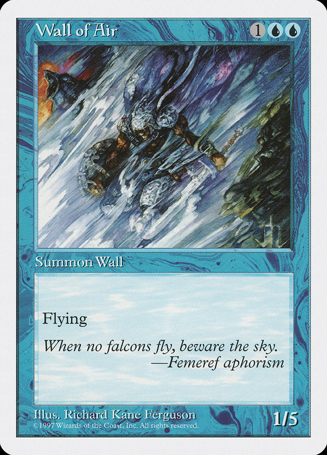 Wall of Air [Fifth Edition] | North Valley Games