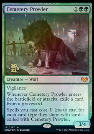 Cemetery Prowler [Innistrad: Crimson Vow Prerelease Promos] | North Valley Games