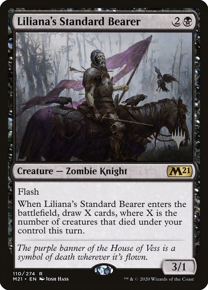 Liliana's Standard Bearer (Promo Pack) [Core Set 2021 Promos] | North Valley Games