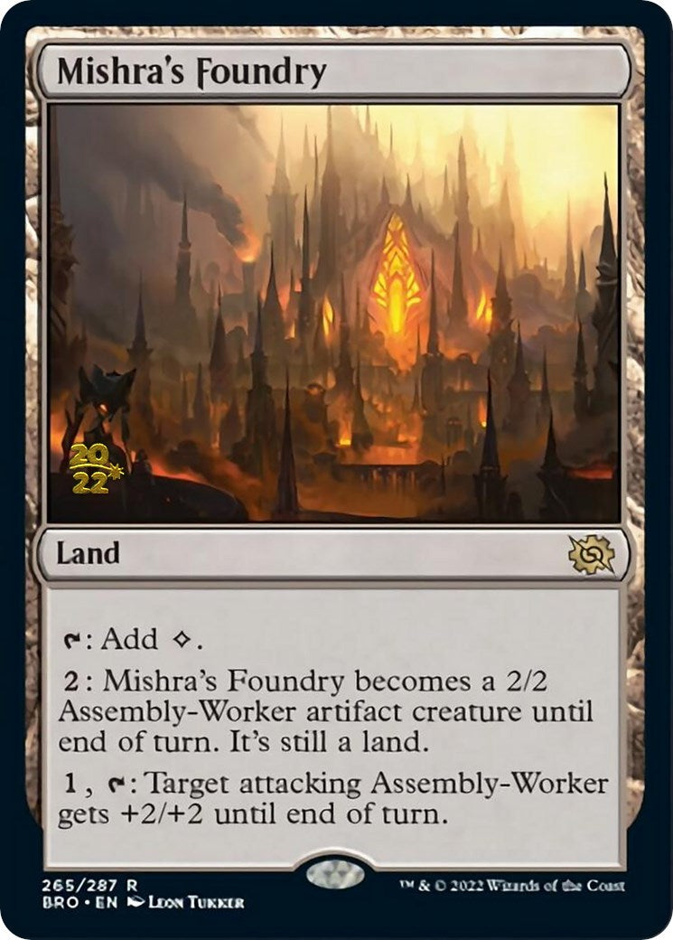 Mishra's Foundry [The Brothers' War Prerelease Promos] | North Valley Games