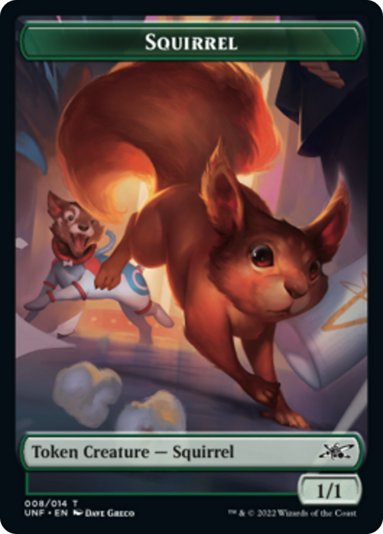 Squirrel // Balloon Double-Sided Token [Unfinity Tokens] | North Valley Games