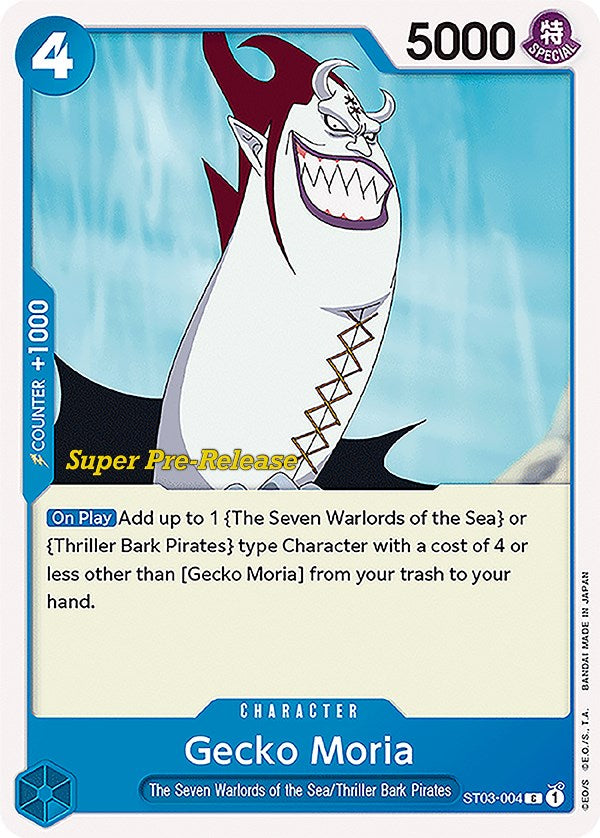 Gecko Moria [Super Pre-Release Starter Deck: The Seven Warlords of the Sea] | North Valley Games