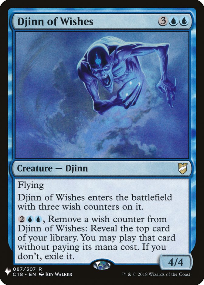 Djinn of Wishes [Mystery Booster] | North Valley Games