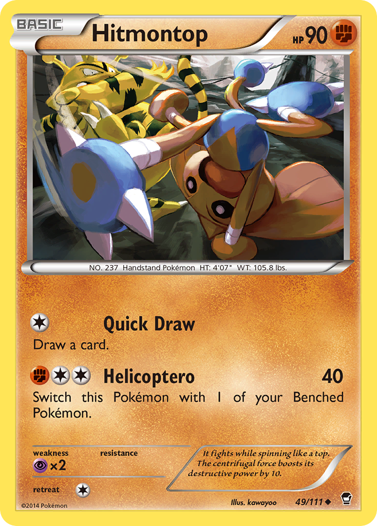 Hitmontop (49/111) [XY: Furious Fists] | North Valley Games