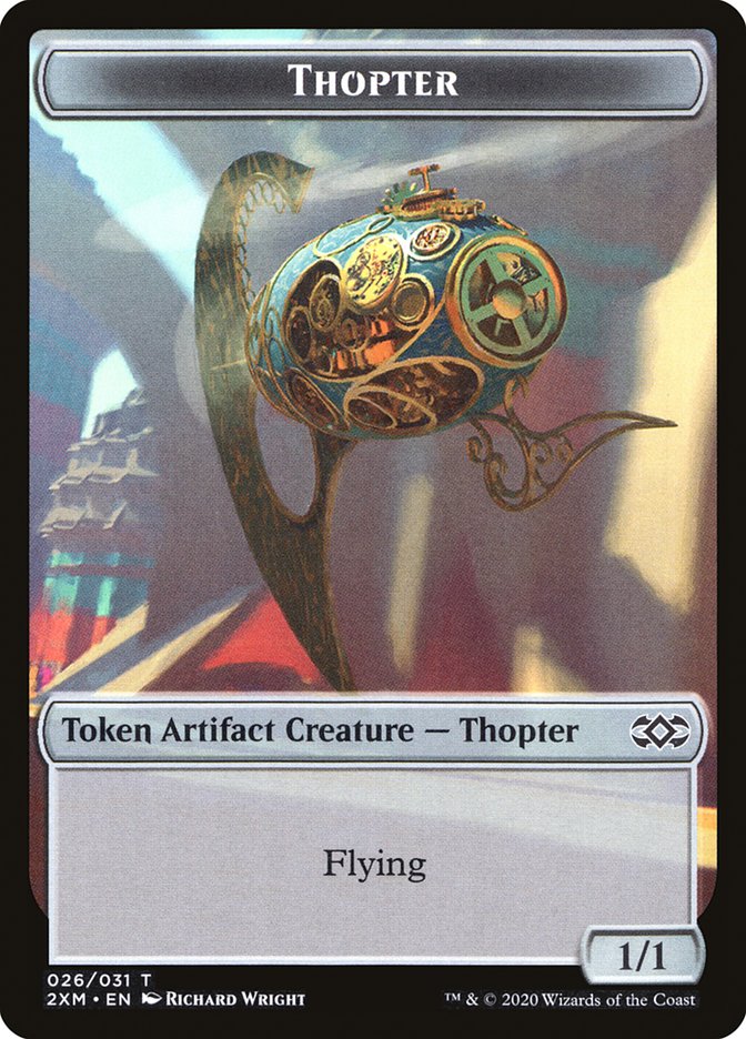 Thopter Token (026/031) [Double Masters Tokens] | North Valley Games