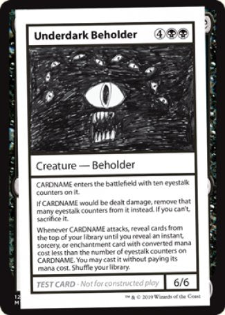 Underdark Beholder (2021 Edition) [Mystery Booster Playtest Cards] | North Valley Games