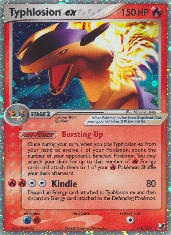 Typhlosion ex (110/115) [EX: Unseen Forces] | North Valley Games