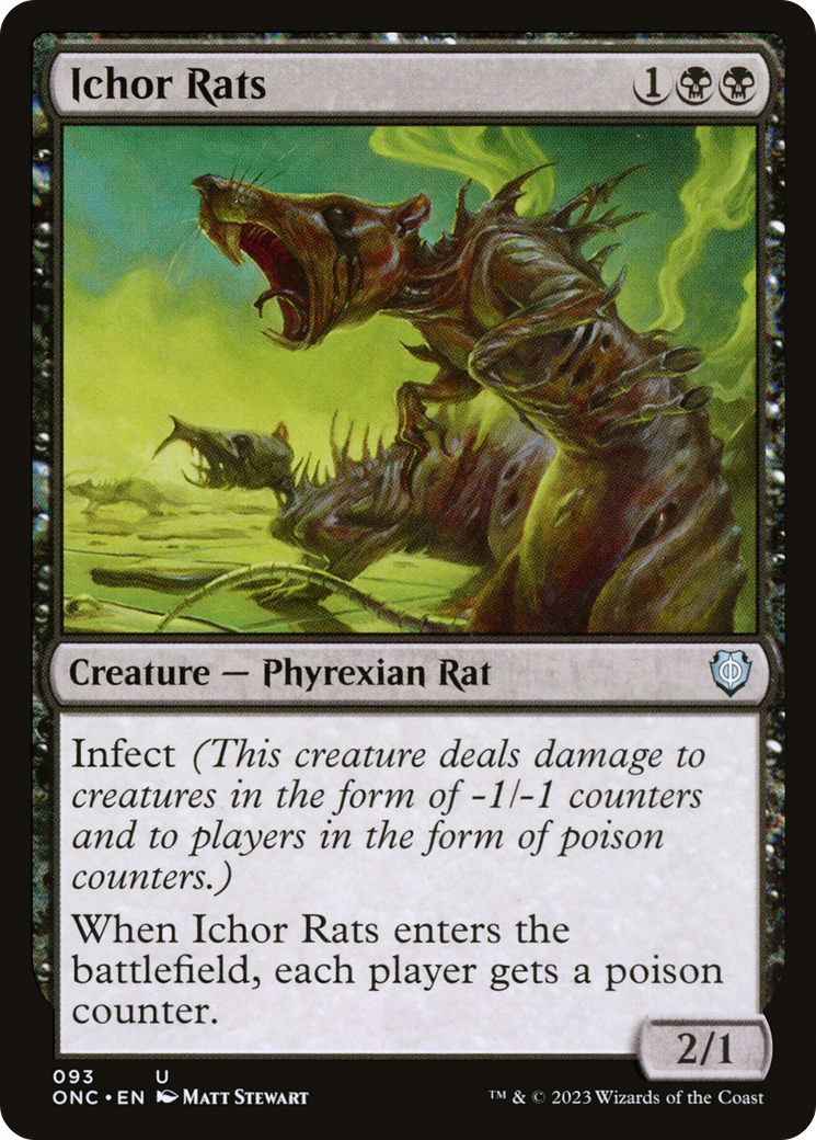 Ichor Rats [Phyrexia: All Will Be One Commander] | North Valley Games