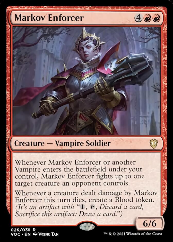 Markov Enforcer [Innistrad: Crimson Vow Commander] | North Valley Games