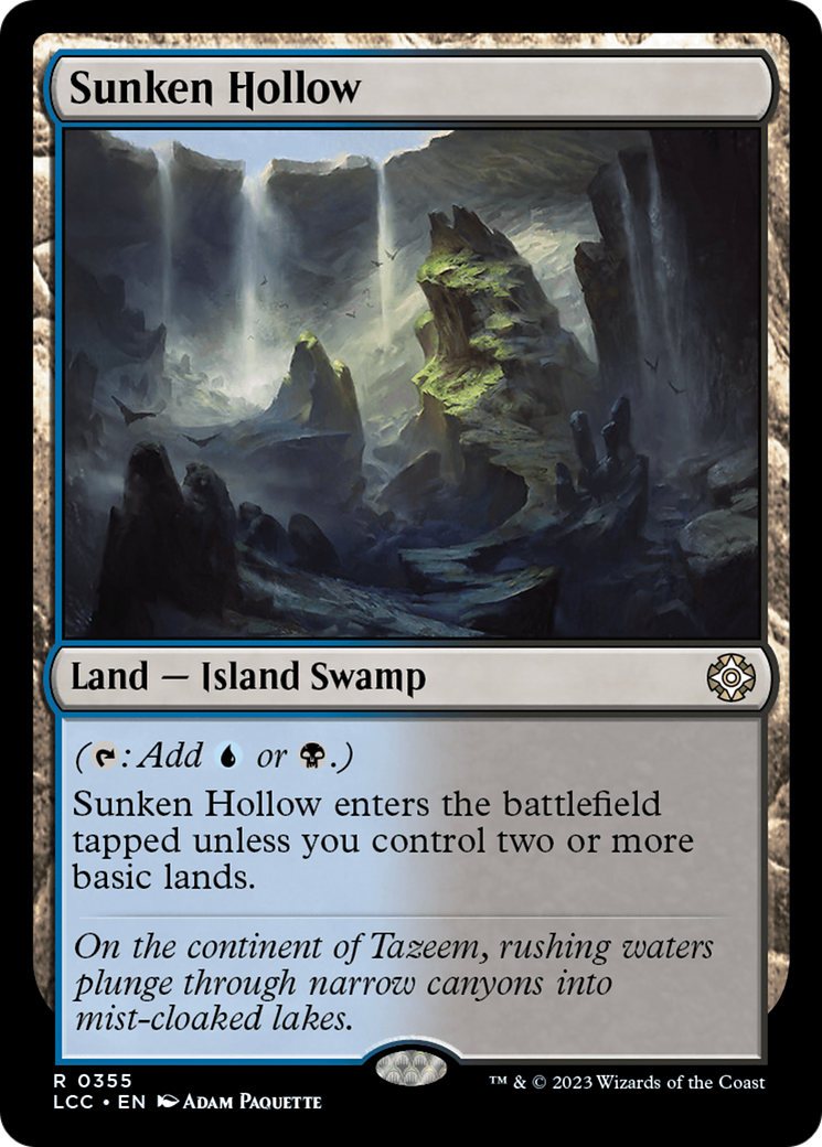 Sunken Hollow [The Lost Caverns of Ixalan Commander] | North Valley Games