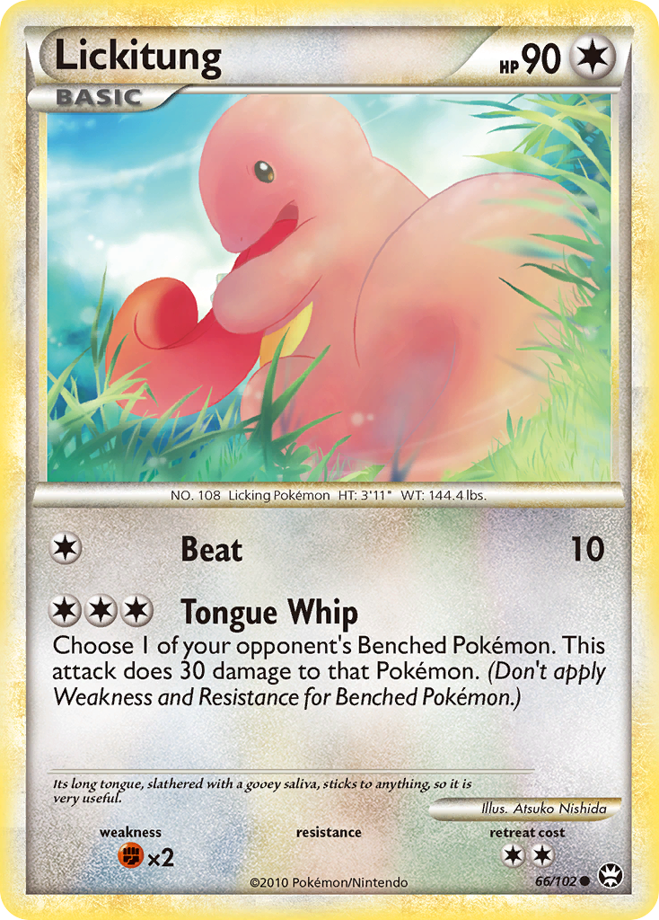 Lickitung (66/102) [HeartGold & SoulSilver: Triumphant] | North Valley Games