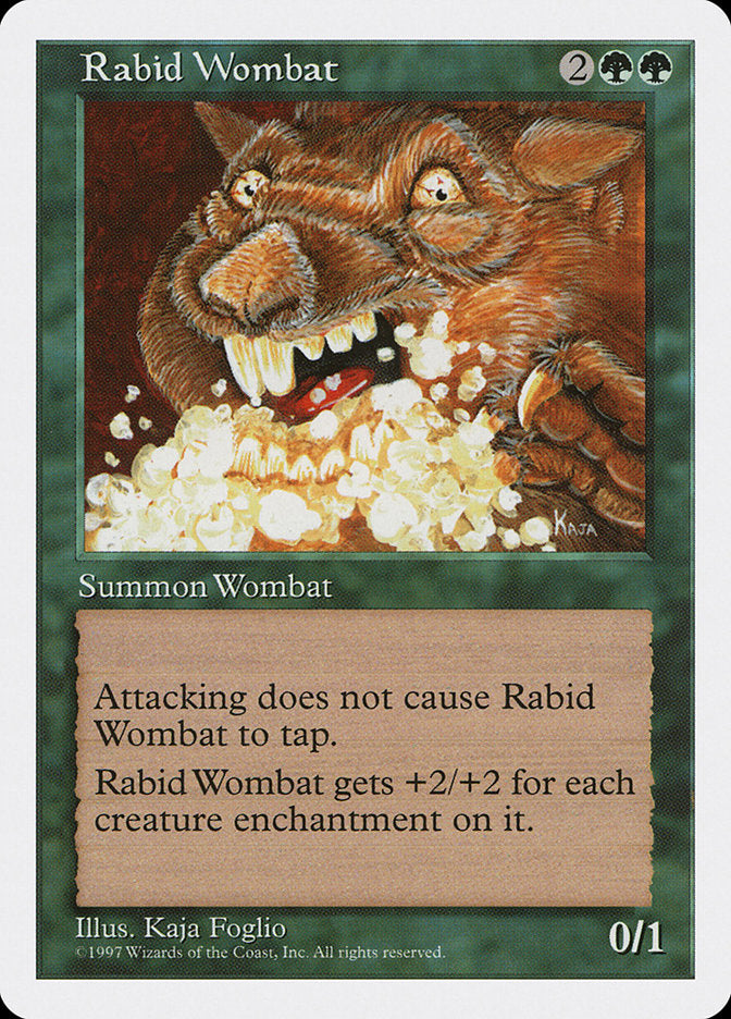 Rabid Wombat [Fifth Edition] | North Valley Games