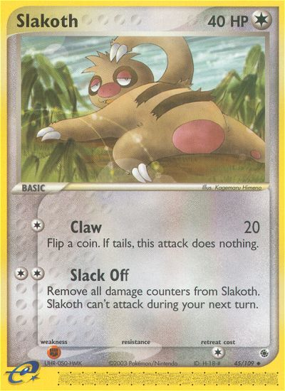 Slakoth (45/109) [EX: Ruby & Sapphire] | North Valley Games