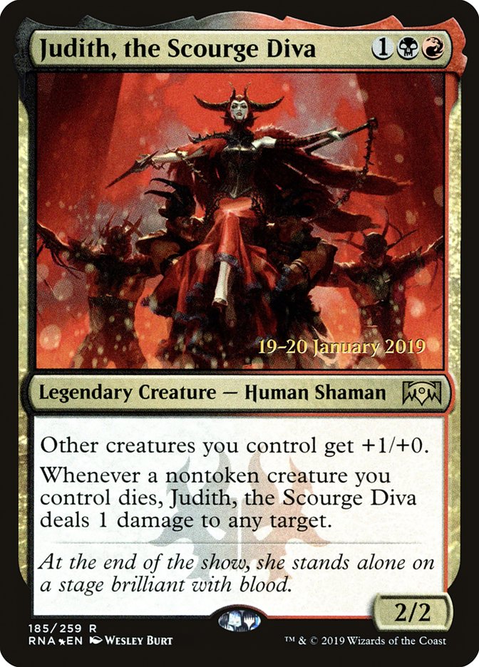 Judith, the Scourge Diva [Ravnica Allegiance Prerelease Promos] | North Valley Games