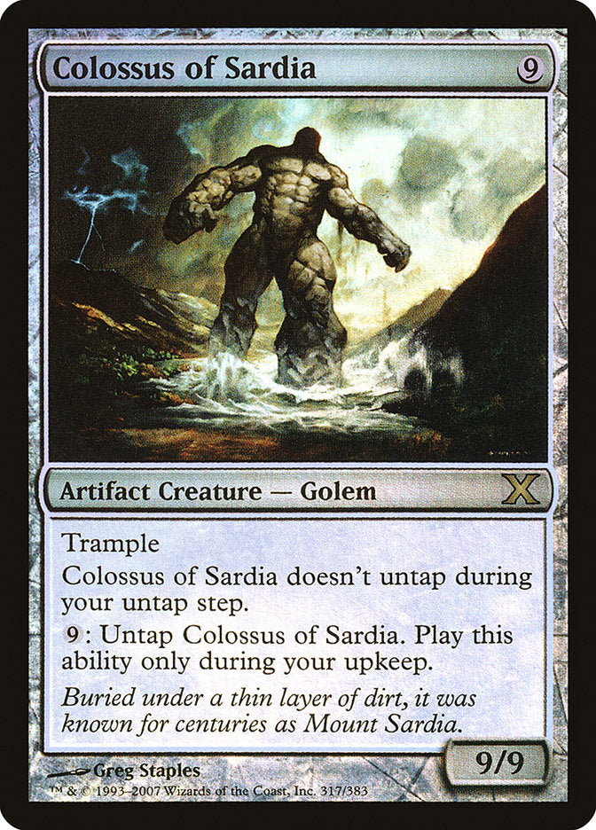 Colossus of Sardia (Premium Foil) [Tenth Edition] | North Valley Games
