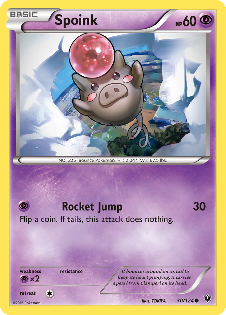 Spoink (30/124) [XY: Fates Collide] | North Valley Games