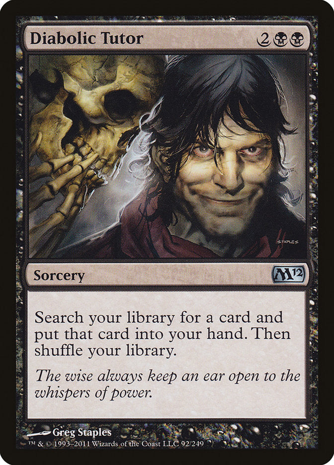 Diabolic Tutor [Magic 2012] | North Valley Games