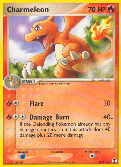 Charmeleon (31/112) [EX: FireRed & LeafGreen] | North Valley Games
