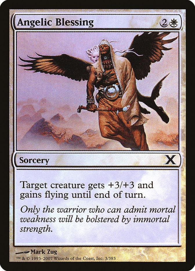 Angelic Blessing (Premium Foil) [Tenth Edition] | North Valley Games