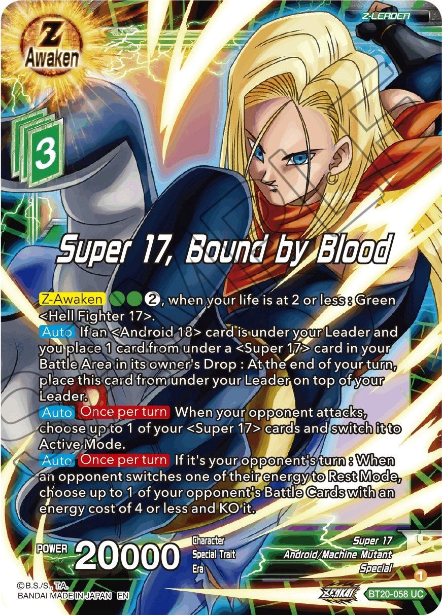 Super 17, Bound by Blood (BT20-058) [Power Absorbed] | North Valley Games