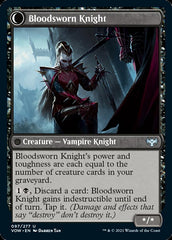 Bloodsworn Squire // Bloodsworn Knight [Innistrad: Crimson Vow] | North Valley Games