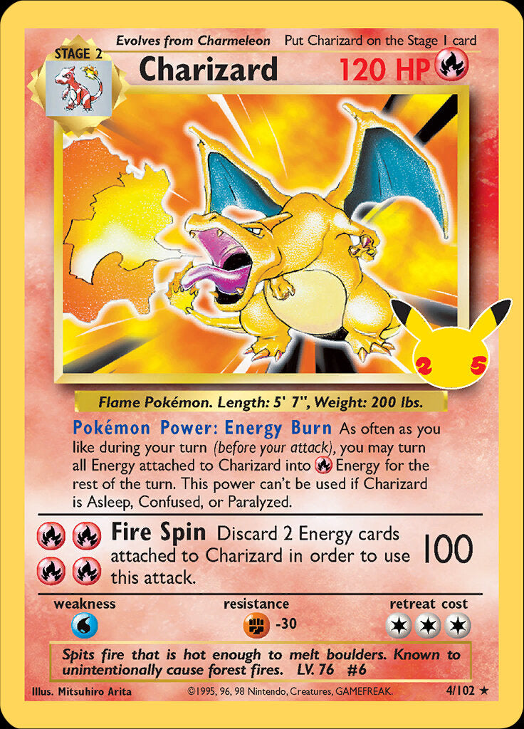Charizard (4/102) [Celebrations: 25th Anniversary - Classic Collection] | North Valley Games