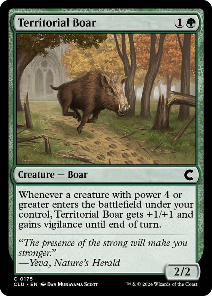 Territorial Boar [Ravnica: Clue Edition] | North Valley Games