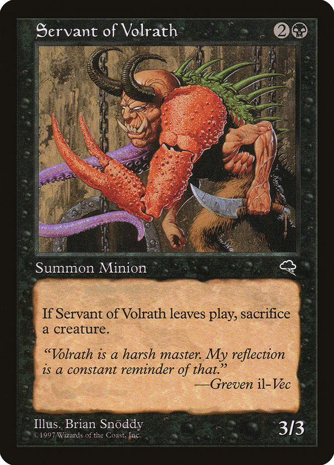 Servant of Volrath [Tempest] | North Valley Games