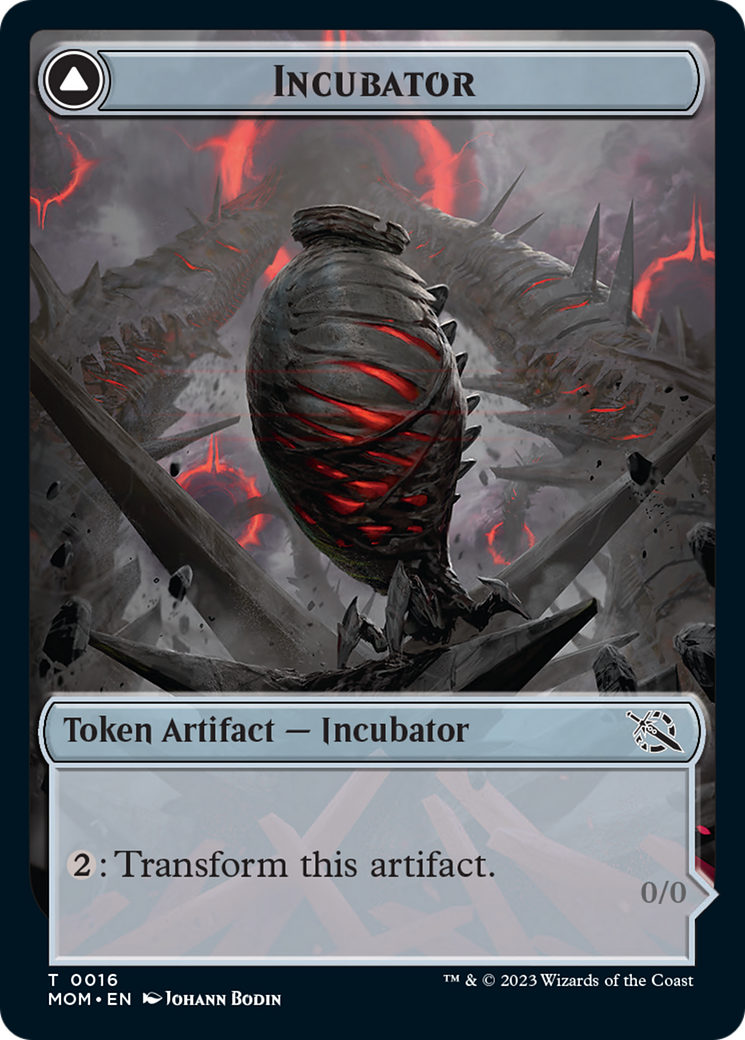 Incubator // Phyrexian (16) Double-Sided Token [March of the Machine Tokens] | North Valley Games