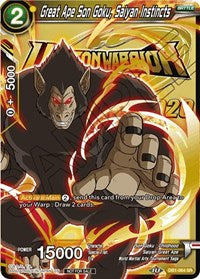 Great Ape Son Goku, Saiyan Instincts (DB1-064) [Tournament Promotion Cards] | North Valley Games