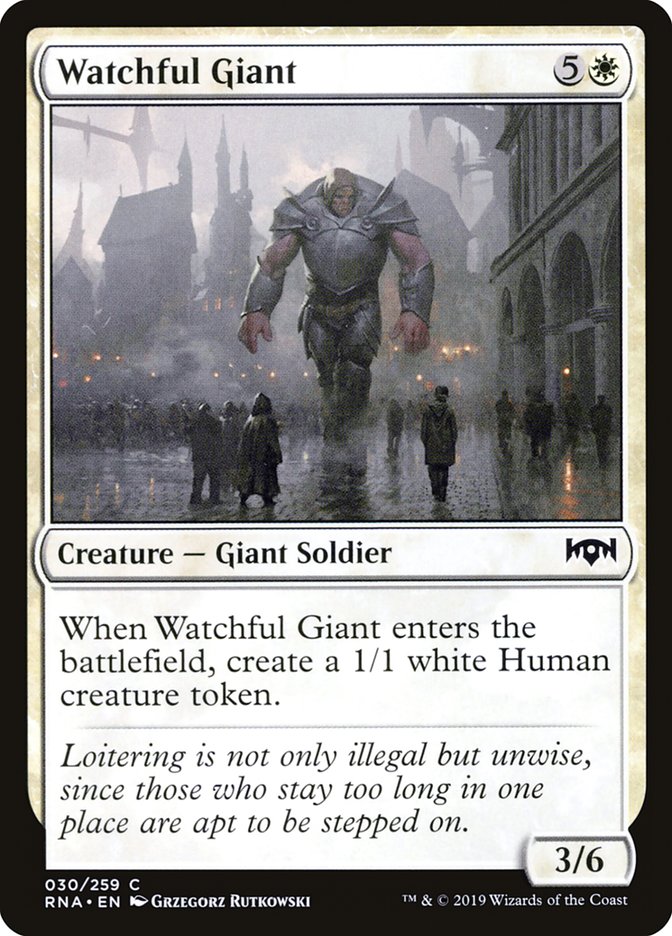 Watchful Giant [Ravnica Allegiance] | North Valley Games