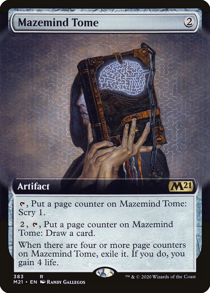 Mazemind Tome (Extended Art) [Core Set 2021] | North Valley Games