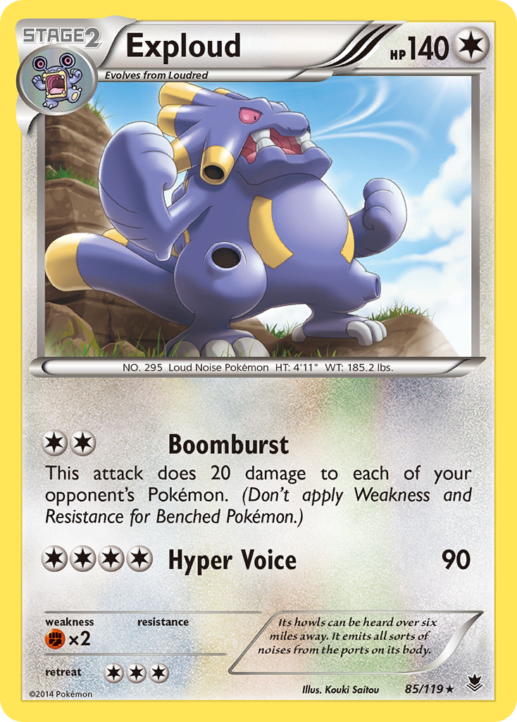 Exploud (85/119) [XY: Phantom Forces] | North Valley Games
