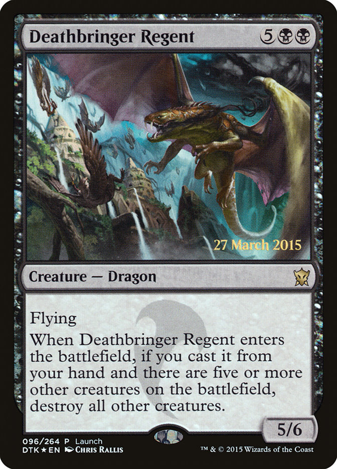 Deathbringer Regent (Launch) [Dragons of Tarkir Prerelease Promos] | North Valley Games