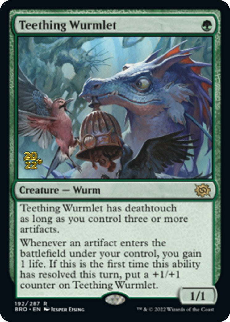 Teething Wurmlet [The Brothers' War Prerelease Promos] | North Valley Games