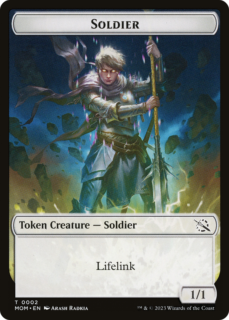 Soldier // Thopter Double-Sided Token [March of the Machine Tokens] | North Valley Games