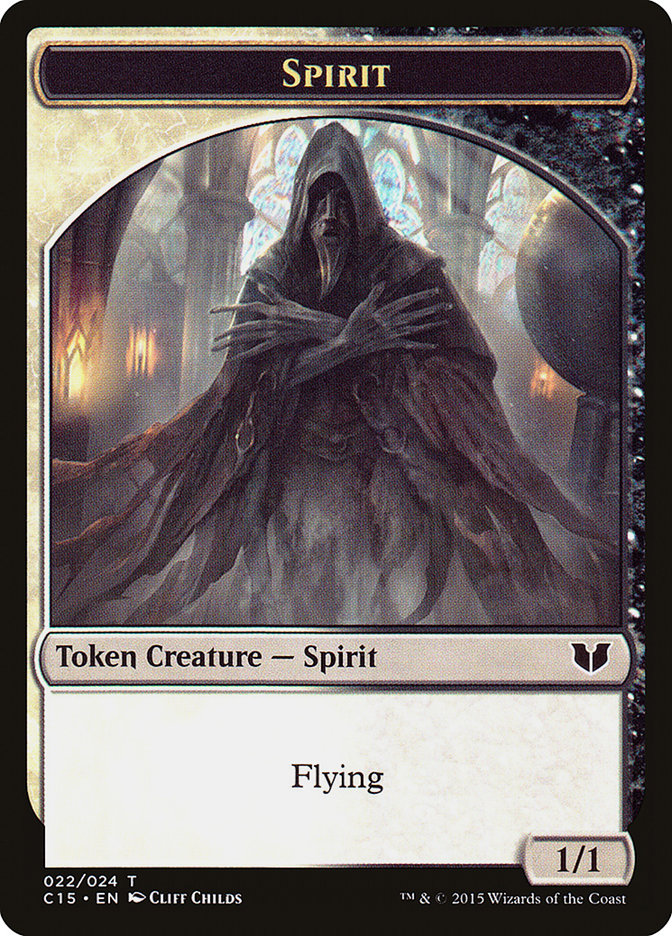 Spirit (022) // Angel Double-Sided Token [Commander 2015 Tokens] | North Valley Games