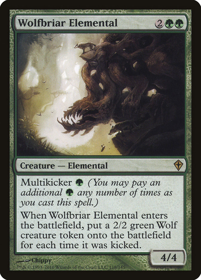 Wolfbriar Elemental [Worldwake] | North Valley Games